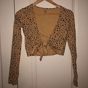 CHEETAH TIE UP🐆 NWOT